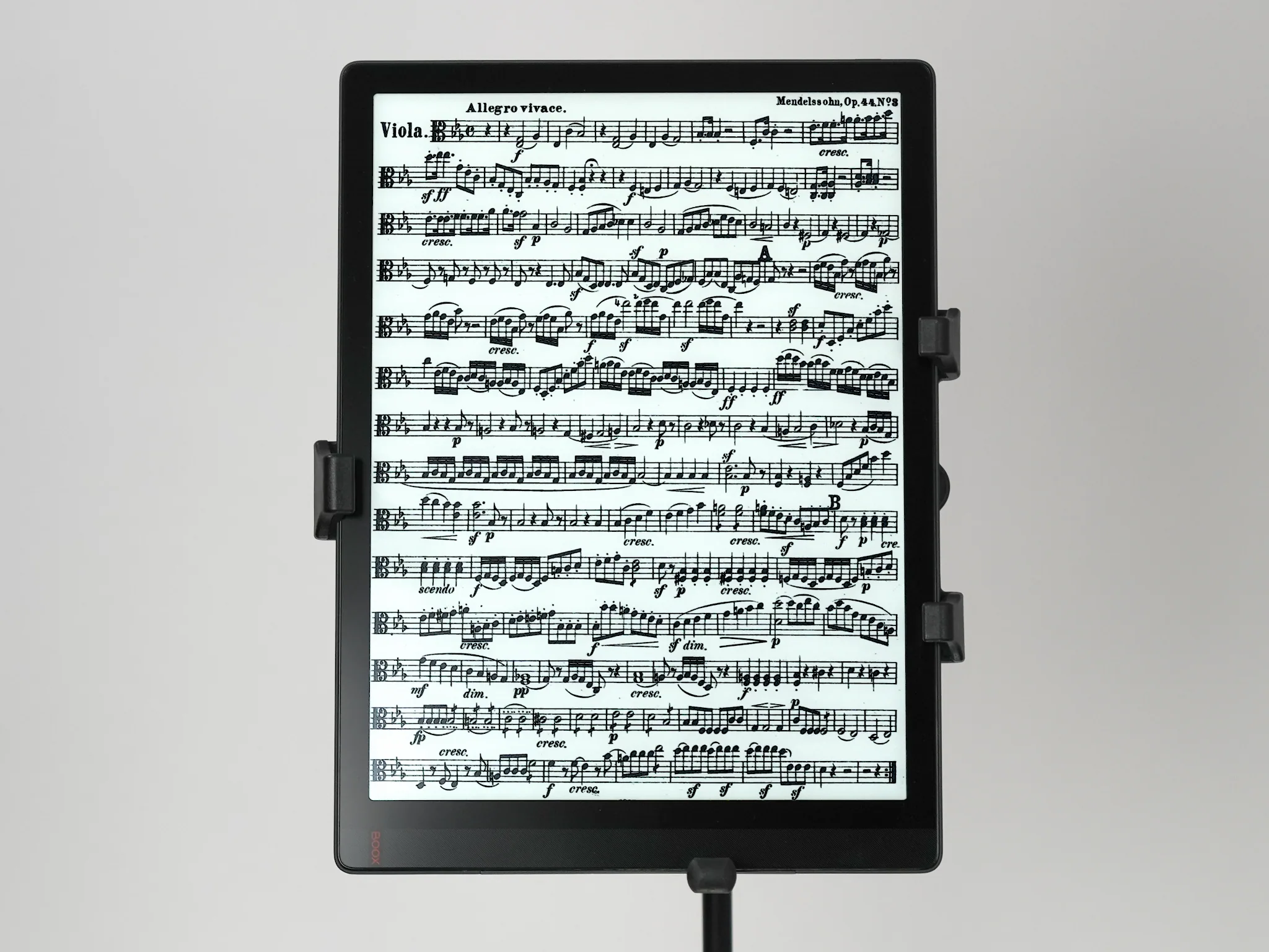 Onxy Boox Tab X - Music stand, tablet or e-book-reader-holder and sheet music